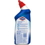 Clorox Toilet Bowl Cleaner with Bleach, Rain Clean - 24 Ounces, 3 Pack