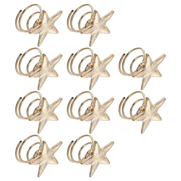 GAXIRE 10-Pack Golden Alloy Hair Clips for Women, Elegant Hairpins Perfect for Weddings and Headwear