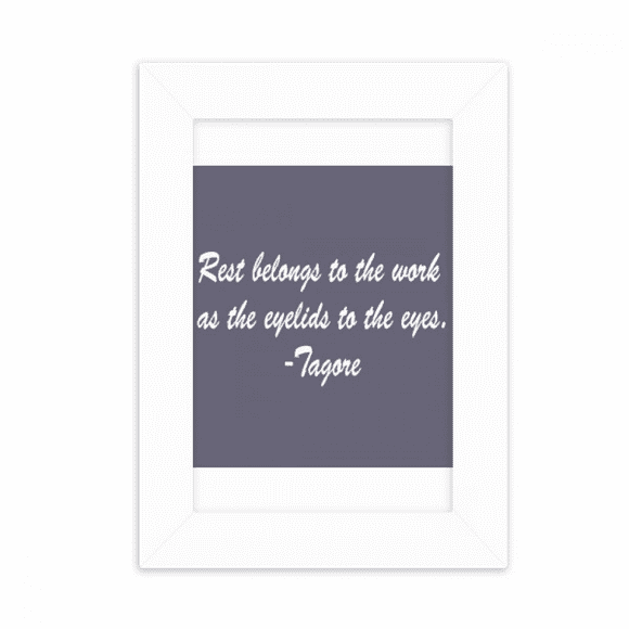 Qoutes Famous People Healing Rest Work Eyelid Eyes Desktop Photo Frame Picture Display Decoration Art Painting
