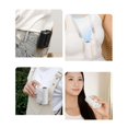 thumbnail image 2 of Outdoor Waist Fan Leafless USB Hanging Charging Lighting Function Fast Speed Mini Portable Strong Cooling Fan Camping White, 2 of 4
