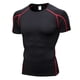 thumbnail image 5 of Camisa Pack de 3 camisetas de manga corta para hombre de secado rápido para correr fitness entrenamiento atlético camiseta camiseta básica, 5 of 7