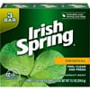 Irish Spring Irish Spring Original Bar Soap Fresh Clean Scent-3.75 oz-Bacteria Remover-Skin,Hand-Green-Paraben-free,Phthalate-free,Gluten-free 3/Pack