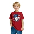 thumbnail image 7 of CFLVAEK Kids American Flag Shirts Girls Boys 4th of July Patriotic Tshirts Indenpendence Day Short Sleeve Tees Round Neck Cotton T Shirts 7 Years, 7 of 7