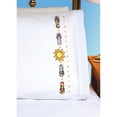 thumbnail image 2 of Stamped Cross Stitch Pillowcase Pair 20"X30"-Flip Flop, 2 of 2