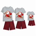 thumbnail image 2 of iHapHap Family Christmas PJs Plaid Short Sleeve 2Pc Sleep Set, Womens S, 2 of 6