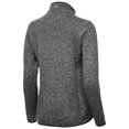 thumbnail image 3 of Women's Antigua Heather Gray New York Liberty Fortune Half-Zip Pullover Jacket, 3 of 3