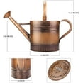 thumbnail image 6 of 1 Gallon Metal Watering Can with Removable Spout, Nice Galvanized Steel Water Can with Embossed Design for Indoor and Outdoor Plants, 6 of 6