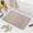 Taupe, variant on TWO 9 HOME Soft Memory Foam Bath Mat, Non-Slip, 30" x 20"