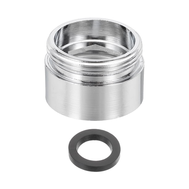 Adaptador de aireador de grifo, 1/2" hembra a M22 macho con arandela, longitud de 15mm