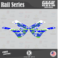 thumbnail image 3 of Kalair GFX Graphics Kit for Kawasaki KX85 (2001-2013) Rail Series, 3 of 5