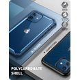 thumbnail image 4 of i-Blason Ares Series 6.1 Inch (2020 Release), Dual Layer Rugged Clear Bumper Case for iPhone 12/iPhone 12 Pro with Built-in Screen Protector (Blue), 4 of 10