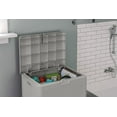 thumbnail image 4 of Suncast Outdoor 22 gal. Small Deck Box – Resin Storage Seat for Patio, 4 of 5