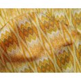 thumbnail image 4 of oneOone Silk Tabby Fabric Geometric Flame Stitch Print Sewing Fabric BTY 42 Inch Wide, 4 of 4