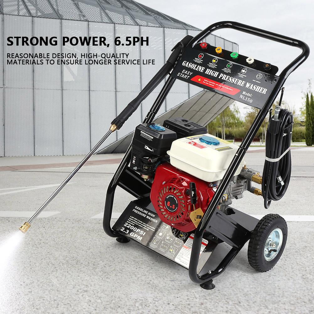 LYUMO Petrol High Pressure Washer, Gasoline Clean Machine,180bar 6.5PH