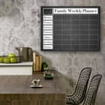 thumbnail image 2 of Ready2HangArt Dry Erase 'Family Weekly' Calendar on ArtPlexi 20 In. H X 30 In. W, 2 of 4