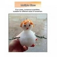 thumbnail image 6 of 160 Pack Assorted Artificial Carrot Nose Toy Nose(no Washer) Mini Snowman' DIY Ornament Christmas Decoration Craft, 6 of 7