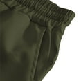 thumbnail image 4 of Dagugfen Mens Cargo Shorts Elastic Waist Drawstring Loose Outdoor Running Shorts with Zipper Pockets, 4 of 7