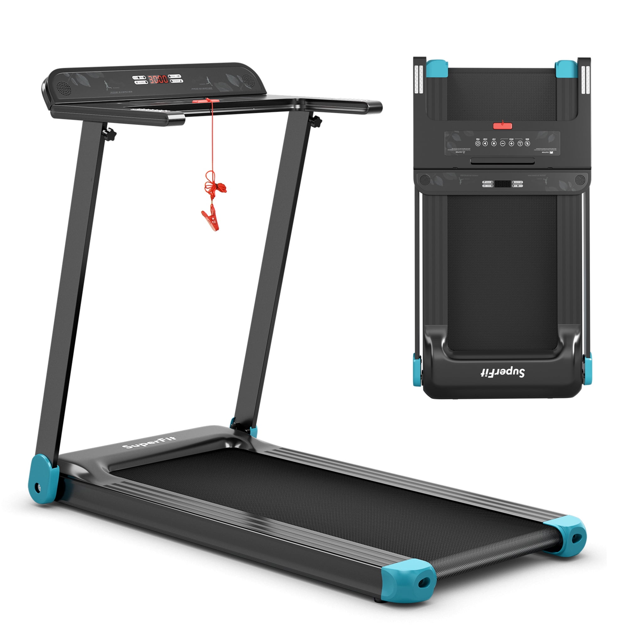 Gymax Electric Folding Treadmill Portable Cardio Running Machine w/ APP ...