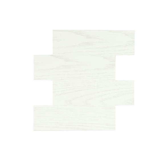 WallPops Faux Wood Whitewash Peel and Stick Wall Tiles