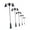 1:75, variant on 5PCS Train Lamppost Building Model 3V LED Lights Lamp Post Diorama 1:150