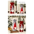 thumbnail image 1 of Wine Bottle Cover Drawstring Three-dimensional Stocking Christmas Non-woven Fabrics Clothes Bag Wedding Props Gift Accessories Gray, 1 of 9