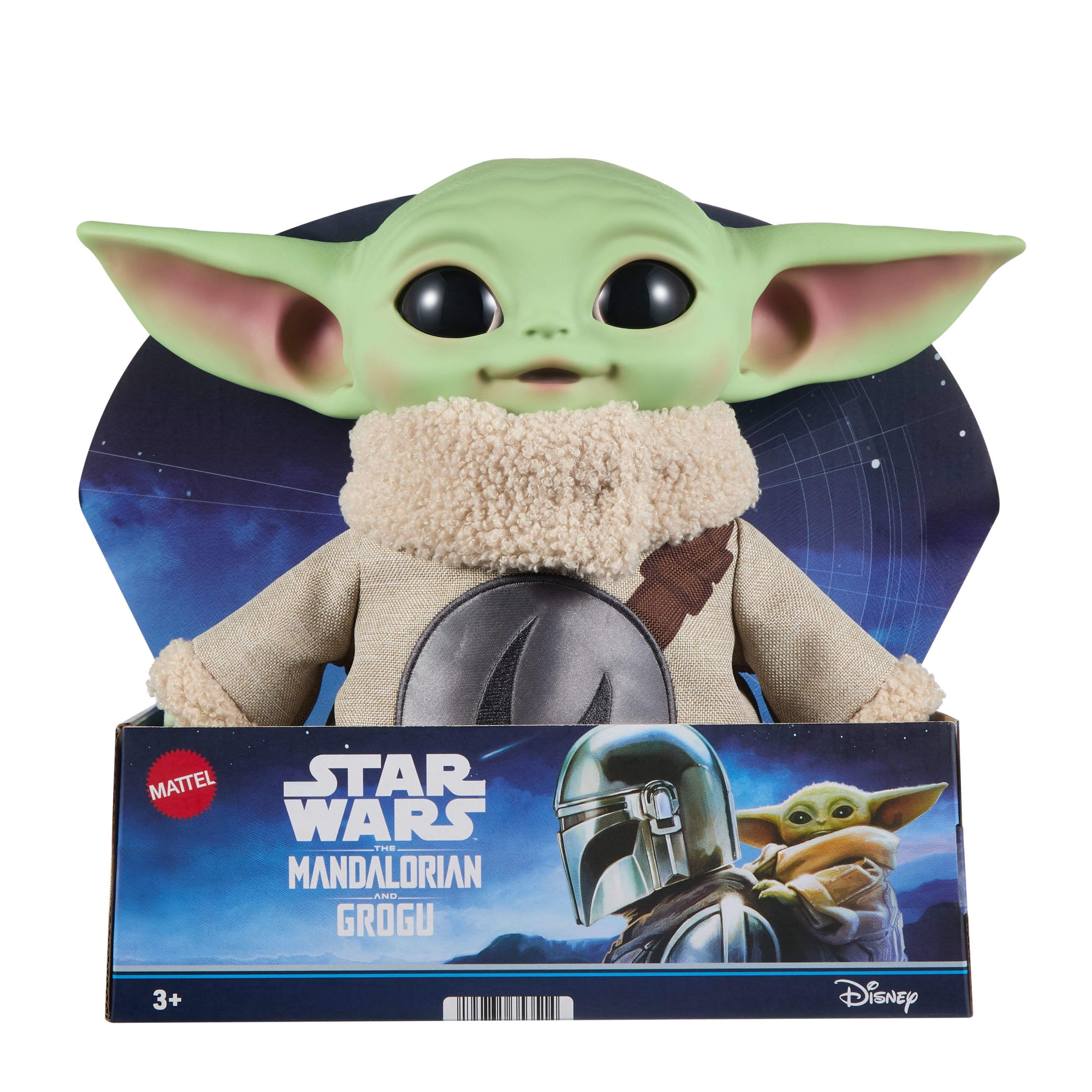 Star Wars The Mandalorian & Grogu Movie Grogu Rondel Design Vinyl Head Soft Plush Body