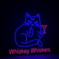 thumbnail image 3 of Handmadetneonsign Cat Drinking Whiskey Neon Sign, Cat Liquor Wall Art Decor, Cat Alcohol Wall Decor, 3 of 5