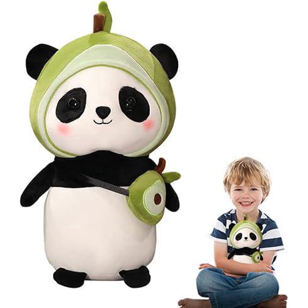 Peluche Panda (Aguacate), Peluche Kawaii, Peluche Panda, Muñeco de Peluche, Animales de Peluche, Panda de Peluche Suave, Regalo para niños, bebés, niñas, niños, cumpleaños, día del niño
