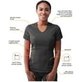 thumbnail image 3 of Adar Pro Scrubs For Women - Modern V-Neck Scrub Top, 3 of 6