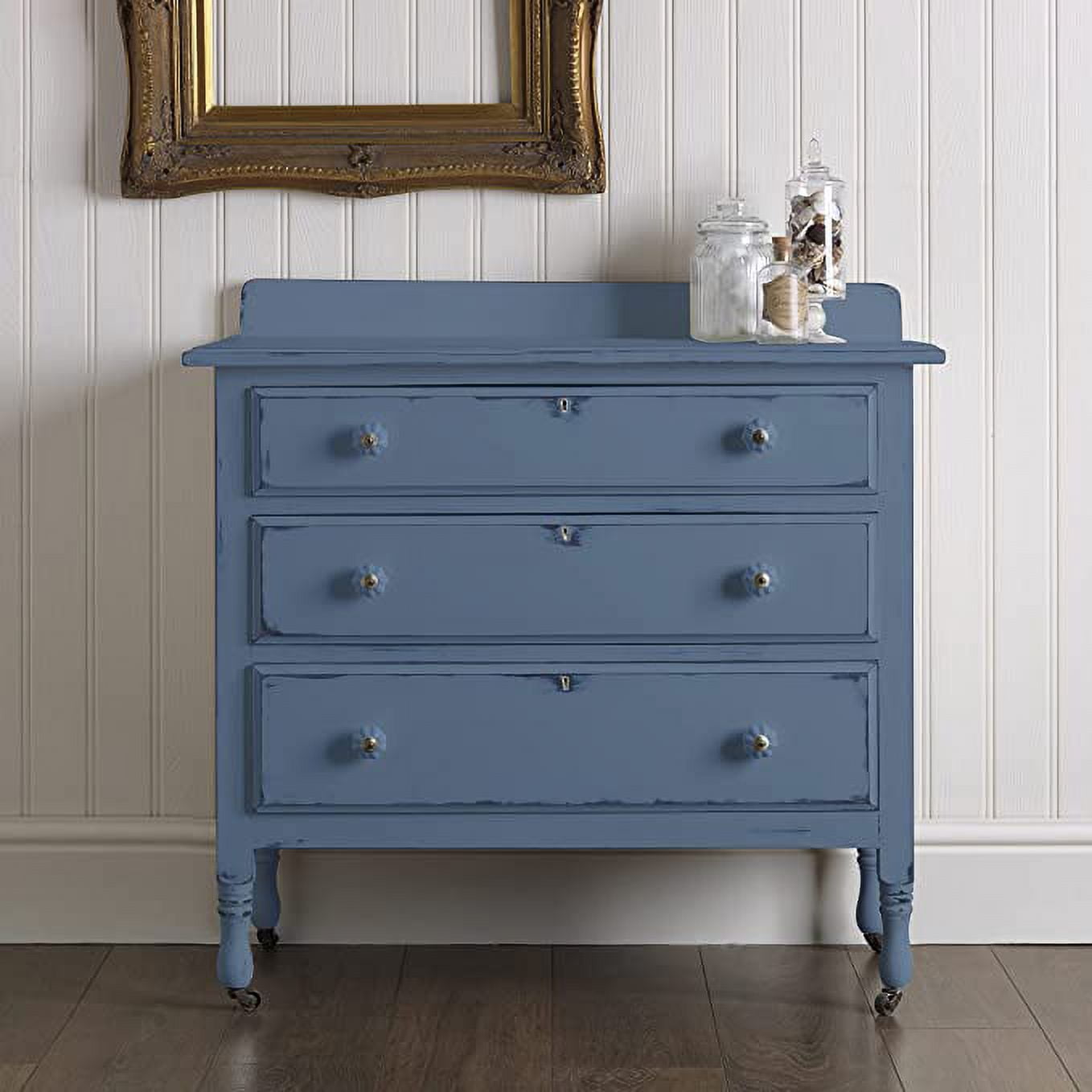 Rust-Oleum Ultra Matte Chalked Paint - Low Odor, Interior, Latex-Based - 30 oz, Coastal Blue
