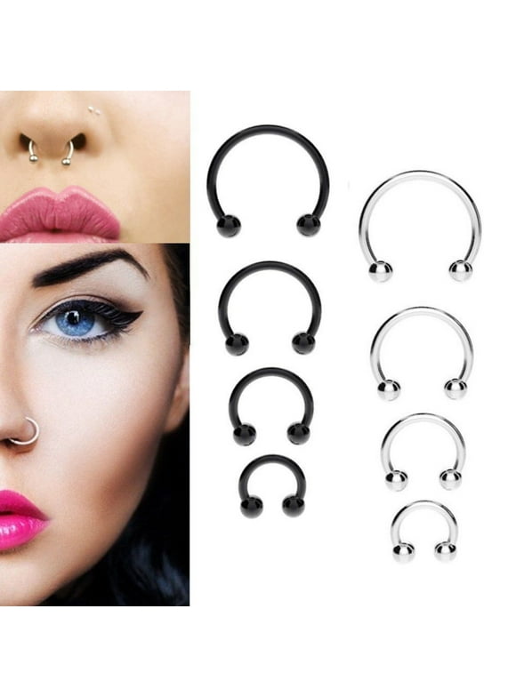 Gold Horseshoe Septum Ring