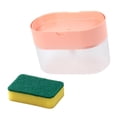 thumbnail image 3 of Dispensador de jabón con soporte para esponja para encimera de cocina Esponja manual incluida azul claro, 3 of 9