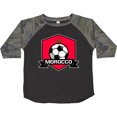 thumbnail image 3 of Inktastic Soccer Morocco Flag Banner Boys or Girls Toddler T-Shirt, 3 of 5
