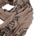 thumbnail image 3 of Elegant Vintage Butterfly Frayed End Scarf Wrap, 3 of 3