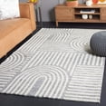 thumbnail image 2 of SAFAVIEH Audrey Samia Geometric Area Rug, Grey/Ivory, 4' x 6', 2 of 7