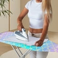 thumbnail image 3 of HELLHERO Mermaid Ironing Board Cover, Lightweight Breathable Ironing Board Cover Protector, Dirt-Proof Heat-Resistant Ironing Protector for Ironing Board, Home Decorations, 3 of 6