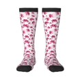 thumbnail image 2 of Lsque Lilies Flowers Printed Crew Socks Men's Women's LightWeight Thin Casual Calf Socks ,Knee High Socks,Cotton Socks, 2 of 9