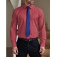 thumbnail image 2 of COOFANDY Men's Button Down Shirts Long Sleeve Wrinkle Free Shirt Business Casual Dress Shirts, 2 of 3