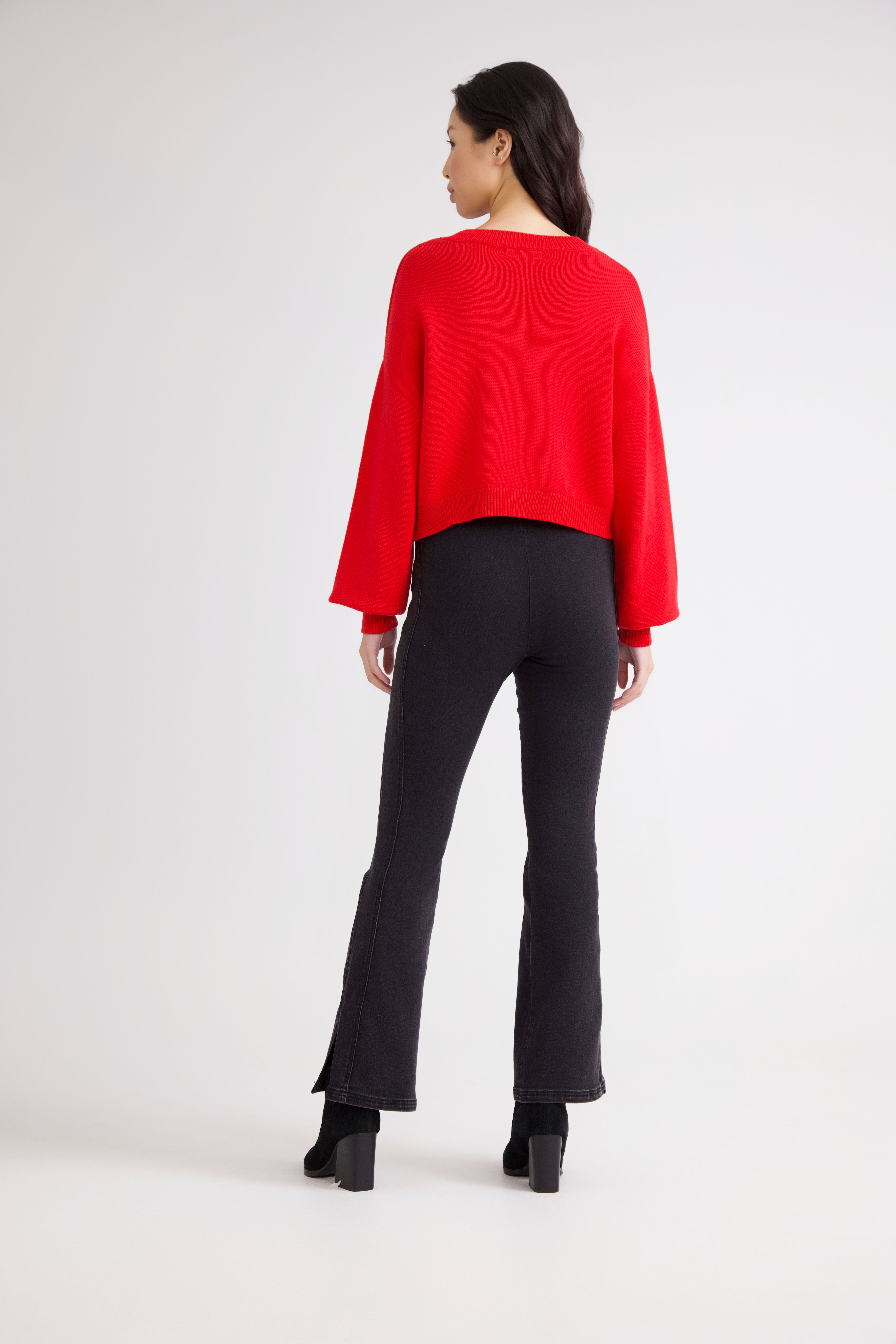 Madden NYC Women's Cropped Sweater, Midweight, Sizes XXS-XXL