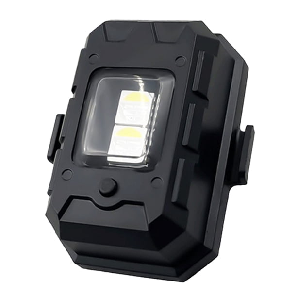 Luces de motocicleta de 7 colores 4 modos de posición luz inalámbrica Mini luz LED de señal para motocicleta modelo de lámpara de advertencia de coche con Control remoto