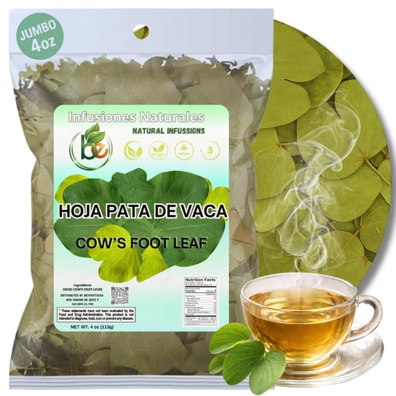 Pata De Vaca 4 oz Herbal Tea (Cow's Foot Leaves TEA) Crafted By Nature100% All Natural Fresh Tea Tea, non-GMO, Gluten-free.