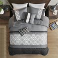 thumbnail image 3 of Couette en Microfibre de 90 Po en Polyester 510 Design en Noir, 3 of 11