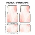 thumbnail image 2 of Gaeub Marble Print 4 Pieces Car Floor Mats Car,Universal Car Carpet Mats,Fit for SUV, Vans, Sedans,Trucks, 2 of 6