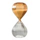 thumbnail image 1 of Reloj de arena de cristal con adorno, regalo novedoso, reloj de arena con temporizador champán, 1 of 9