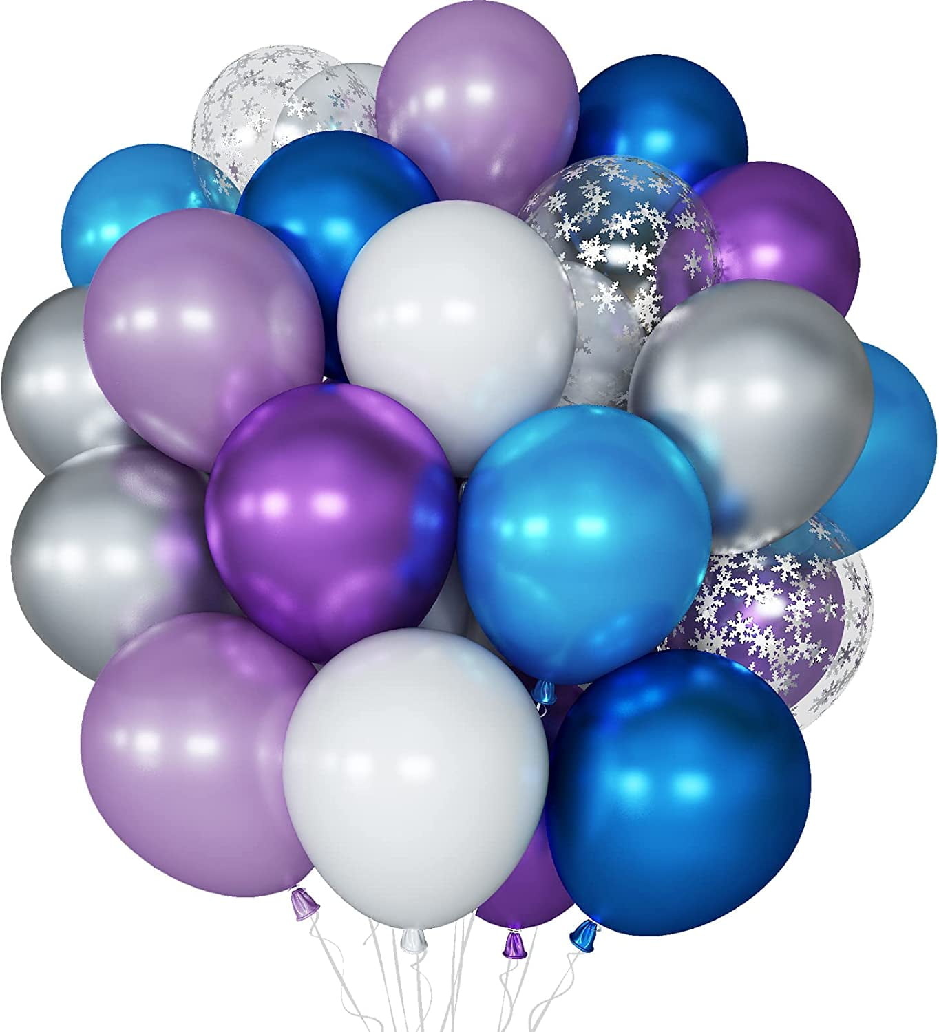 Blue and Purple Balloon Strings Art Print for Sale by KristenRV