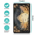 thumbnail image 5 of Cartoon Halloween Pumpkin Dog Food Mats for Floors Absorbent No-Slip 17x30 Inch Cat Food Mat Ghost Boo Spooky Cat Mat for Food EcoFriendly Durable Pet Placemat, 5 of 7