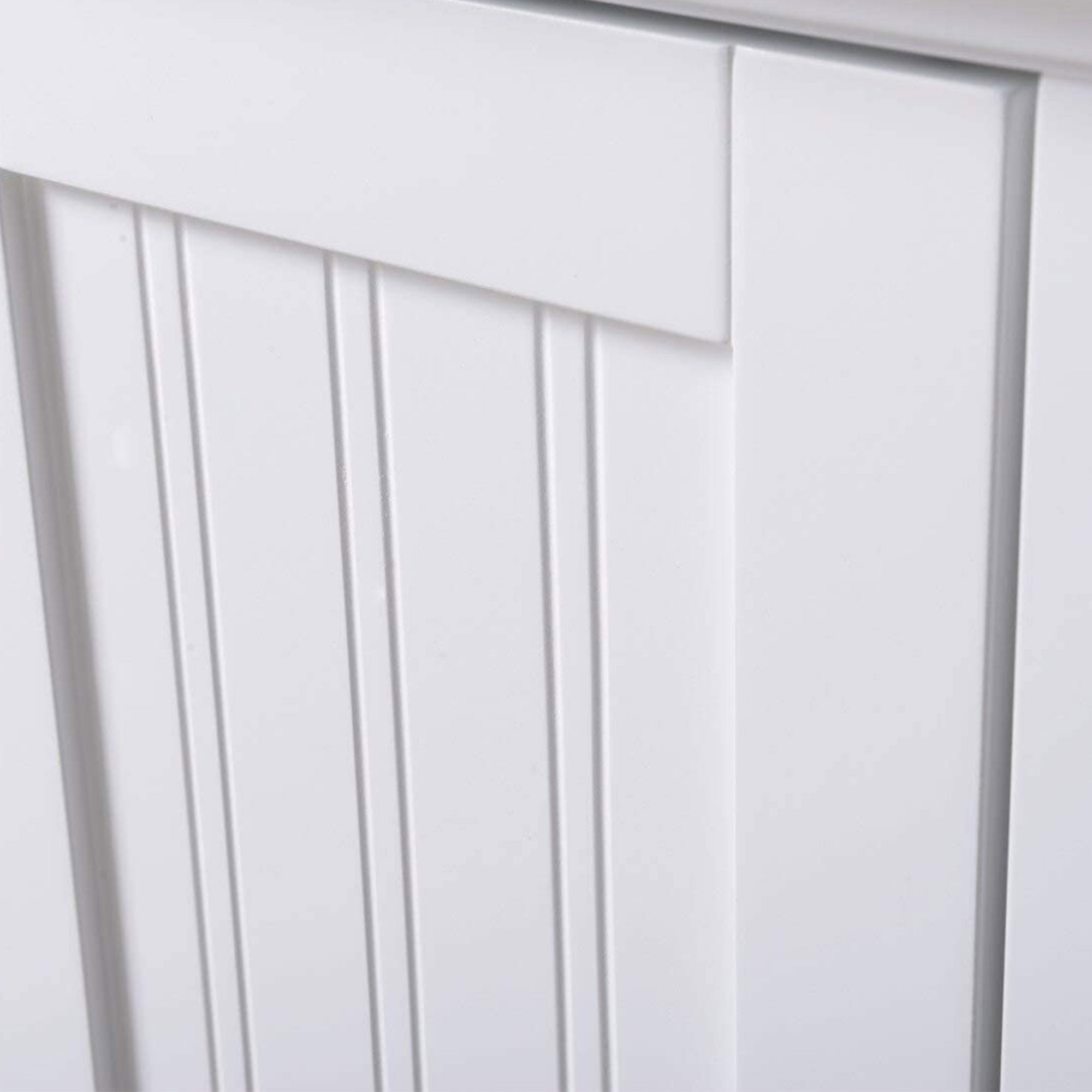American Furniture Classics One Door Storage Kitchen Pantry Cabinet, White