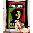 thumbnail image 1 of Tapiz decorativo para colgar en la pared con diseño de anime de Bob Marley, 150 x 200 cm, 1 of 1