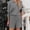 Grey, variant on LIZUOJUN Pajamas for Women Set Shorts Long Sleeve Sleepwear 2 Piece Lounge Set Soft Comfortable Breathable Pjs Loungewear Notch Collar Button Down Pajama Casual Sleepwear - L