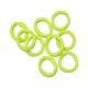 thumbnail image 2 of Qarigey 20 piezas de banda para el cabello estilo preppy decorativa sin enganches coleta titular pelos cuerda Bobbles Scrunchie para mujeres Accesorio para el cabello Amarillo fluorescente, 2 of 6
